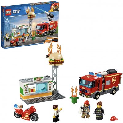 LEGO City brannvesen ringer til hamburgerrestaurant 60214