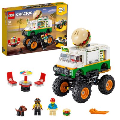 LEGO Creator Hamburger Monster Truck 31104 3i1 Byggesteiner