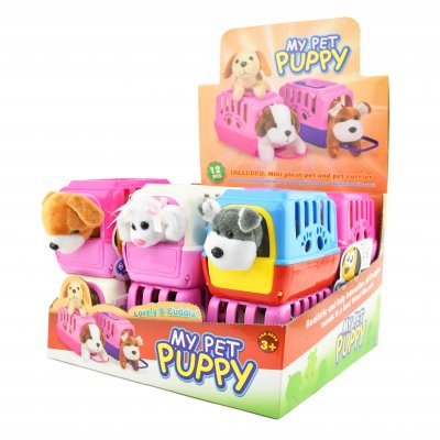 Leketøyhund med bur - Kosedyr