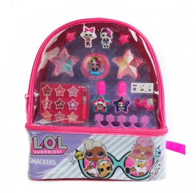 LOL Surprise Smackers-ryggsekk med sminke