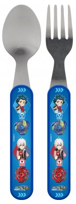 Beyblade, bestikk, skje og gaffel