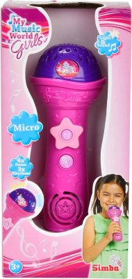 Mikrofon med lyseffekter