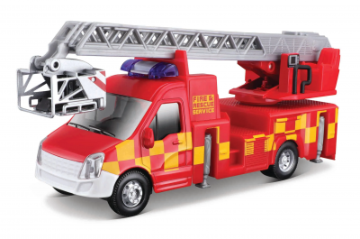 Brannbil med stige - Burago Municipal Vehicles