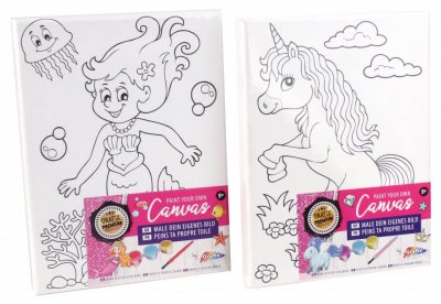 Male ditt eget maleri på lerret