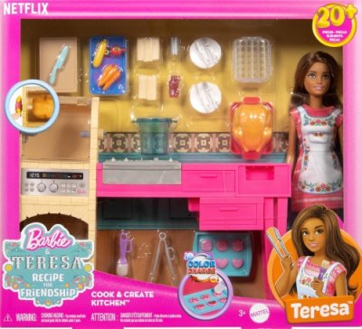 Mattel - Barbie and Teresa Recipe for Friendship Doll and Kitchen Playset
