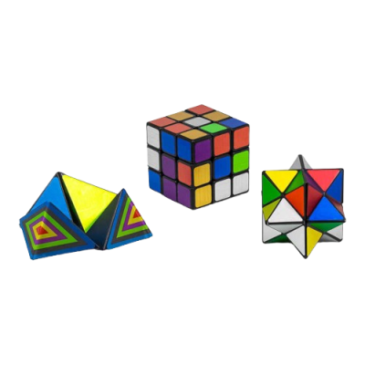 Puslekuber - Sett - 3 stk