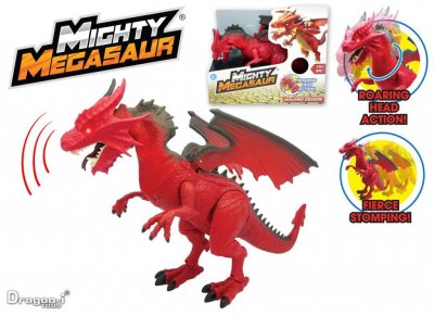 Mighty Megasaur Interaktiv Drake, 30 cm