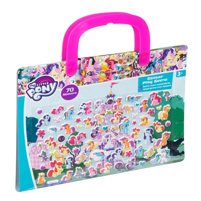 My Little Pony 70 klistremerker og en lekblad