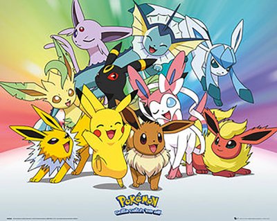 Pokemon Plakat 40x50 cm