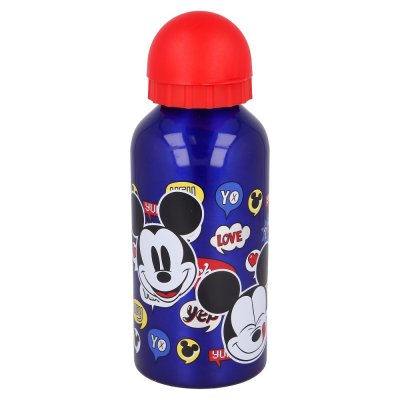 Disney Mickey Mouse vannflaske i aluminium, 400ml