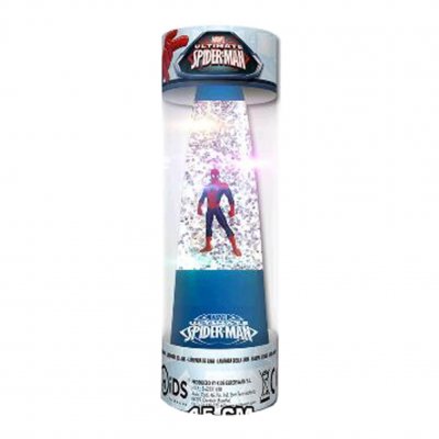 Spiderman, glitter lampe
