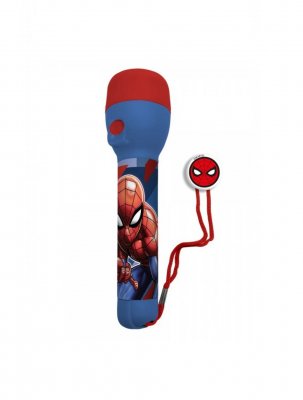 Spiderman, LED lommelykt 16 cm