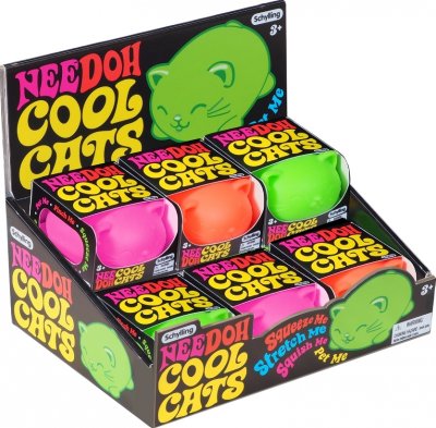 Nee Doh Squishy Cool Cats 1-pakning