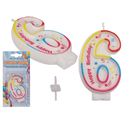 Sifferlys for bursdager - Tallet 6