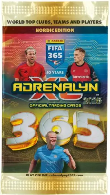 Panini FIFA 365 Adrenalyn XL 2025 Boostpakke – Fotballkort