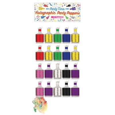 Party poppers 20-pakning