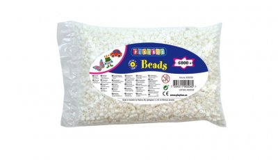 Perler, 6000 stk, hvit