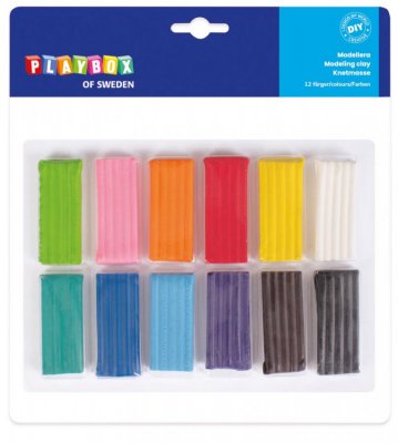 Playbox Modell 12 farger 12 x 20 g