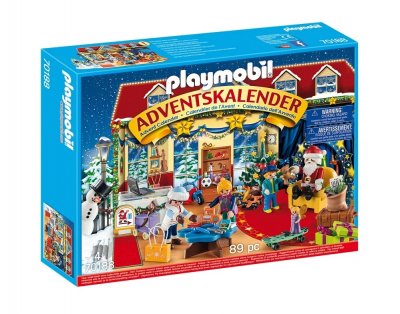 Playmobil advent, jul i leketøysbutikk