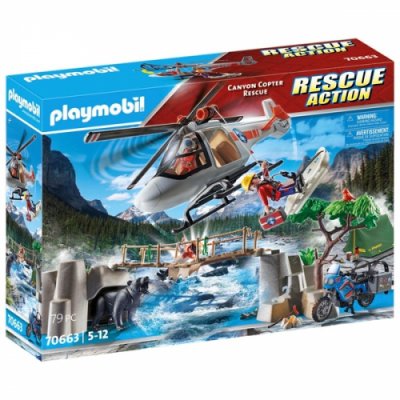 Playmobil Canyon Copter Redningshelikopter