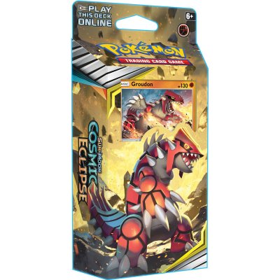 Pokémon Sun & Moon Cosmic Eclipse Groudon Theme Deck samlekort 60 stk