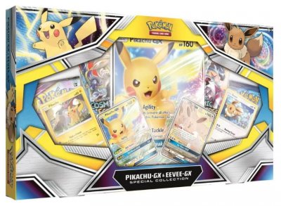 Pokemon Pikachu og Eevee - Special Collection GX Box