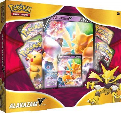 Pokémon Alakazam V Box Trading Cards