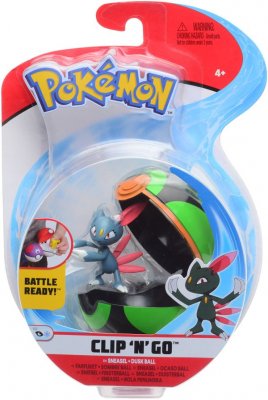 Pokémon Clip N go Sneasel med pokeball