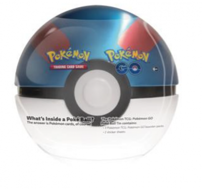 Pokémon Go tin Pokemon ball Blå Great ball Samlekort