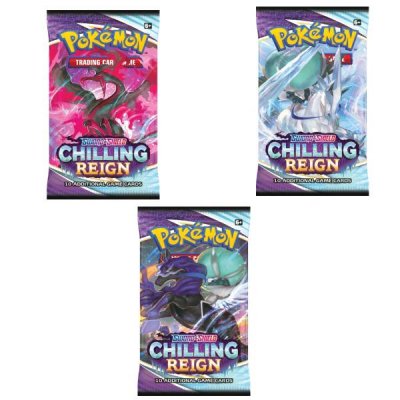 Pokémon 3-pack Booster samlekort Sword & Shield Chilling Reign