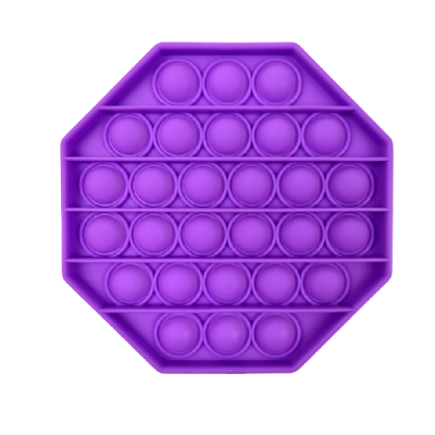 Pop It Bubble Fidget Octagon Purple