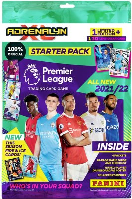 Fotballkort 2021/22 Premier League Album samlerkort Limited Edition kort 3D kort Mega startpakke