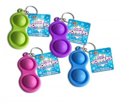 Push Poppers Pop It Fidget nøkkelring