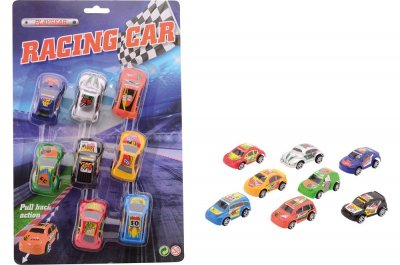 Mini Racing Cars Pullback, 8-pakning