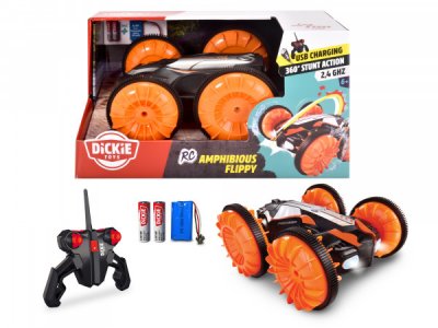 Radiostyrt amfibiebil - Dickie Toys Amphibious Flippy 1:18