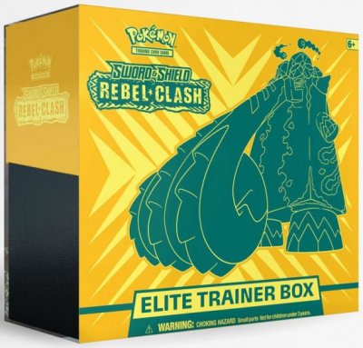 Pokemon Sword & Shield Clash Rebel Elite Trainer Box samlekort