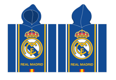 Real Madrid Fotball Badponcho 55x110 cm