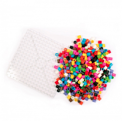 XL-Tube perler med flate 500 stk DIY