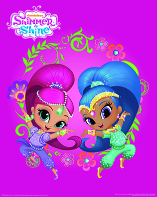 Shimmer og Shine Plakat 40x50 cm
