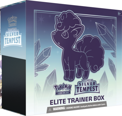 Pokemon Sword & Shield Silver Tempest Elite Trainer Box samlekort