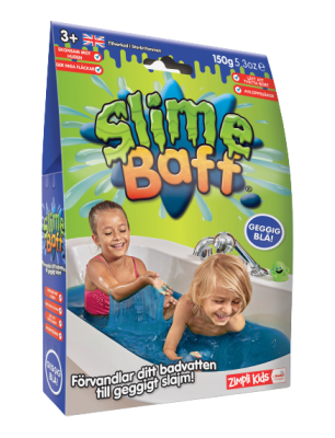 Slime Baff, forvandler badevannet til en slimete geggablå, 150 g