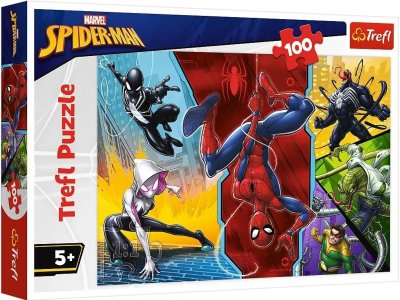 Spiderman Marvel puslespill 100 brikker