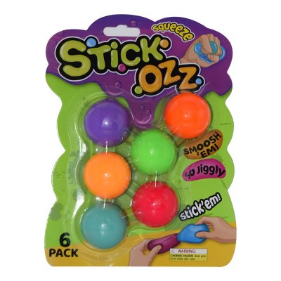 Squishy Balls Stick Ozz 6 stk