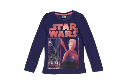 Star Wars langermet lilla T-skjorte