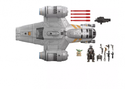 Star Wars The Mandalorian skip med figurer