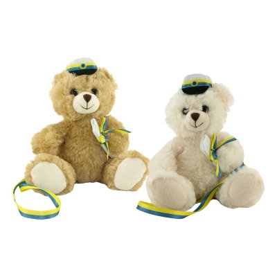 Studentbamse med bånd, 18cm