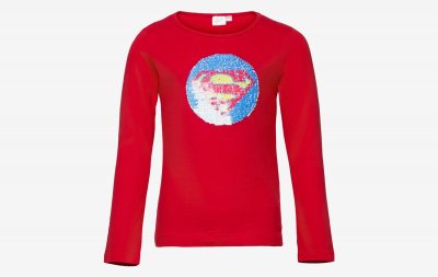 DC Supergirls Supergirl Wonderwoman langermet skjorte