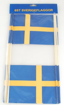 Sverige Flag six pack