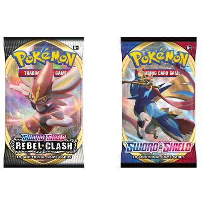 Pokémon 2 Pack Sword & Shield en Rebel Clash Booster samlekort