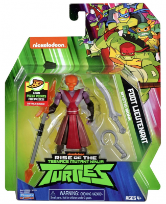 Skilpadder Figur Rise av TMNT Foot løytnant